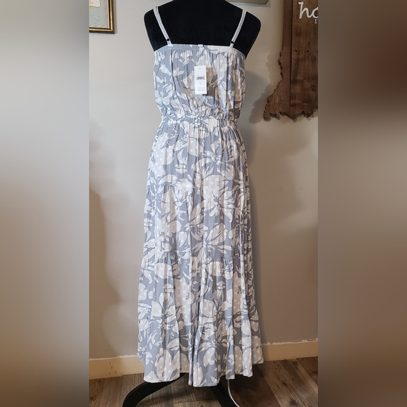 NWT Splendid Collection Misty Patchwork Midi Dress Size Med Hippie Boho Floral - Picture 2 of 8